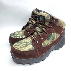 Mossy Oak Low Camo Suede Waterproof Hiker Boots